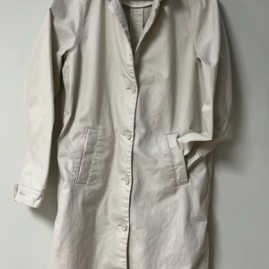 Twik Cream Trench Coat Lightweight Classic